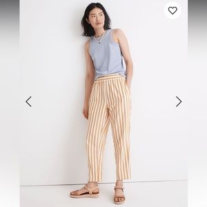 EUC Madewell Linen/Cotton Crop Pants, XXS.